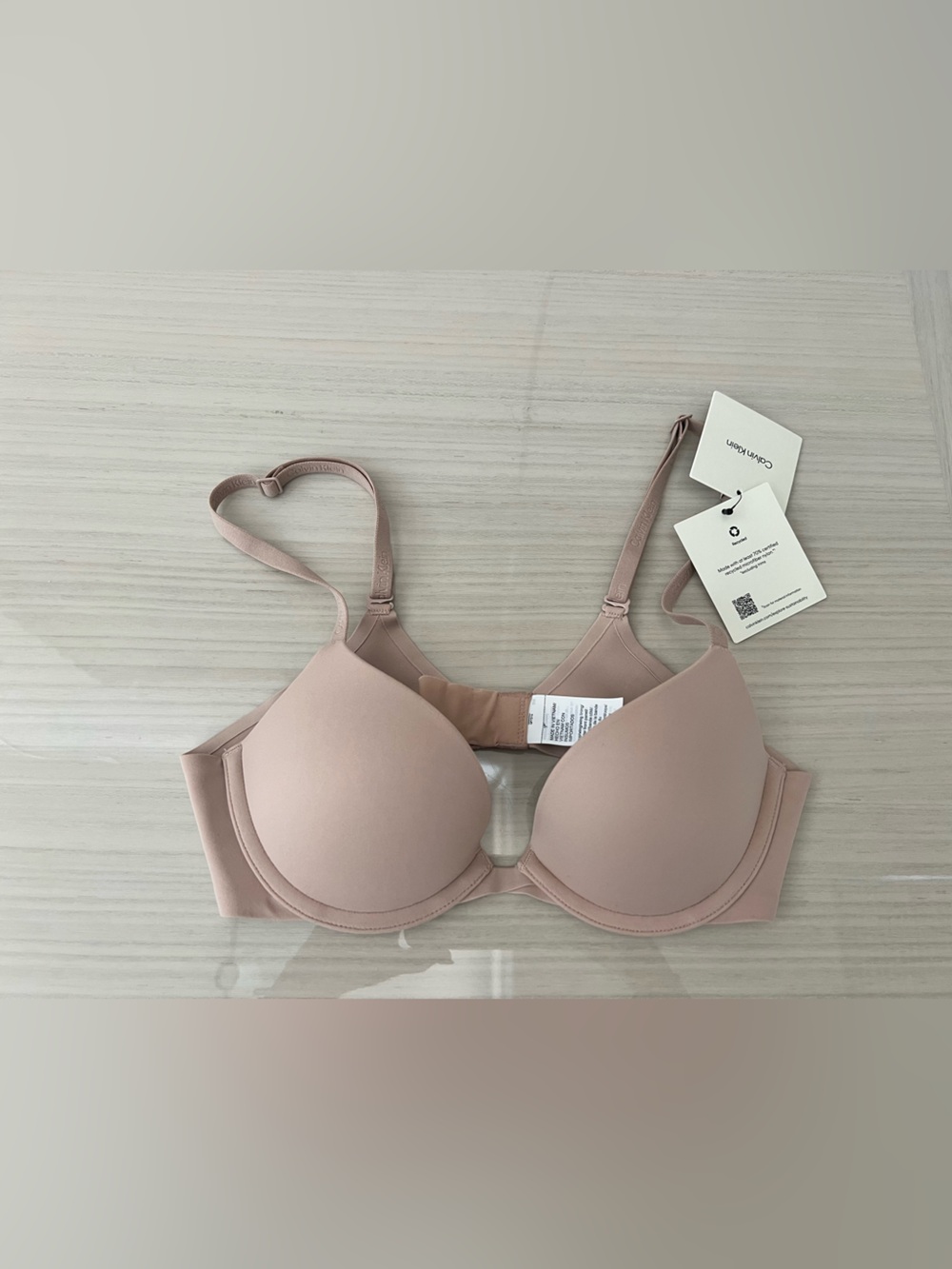 Calvin Klein Underwear Light Blush Smooth T-Shirt Bra